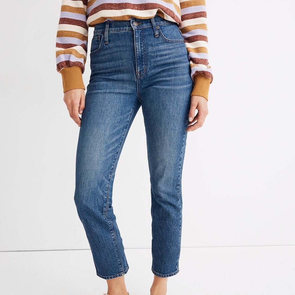 Madewell Classic Straight Jeans in Coldbrook Wash